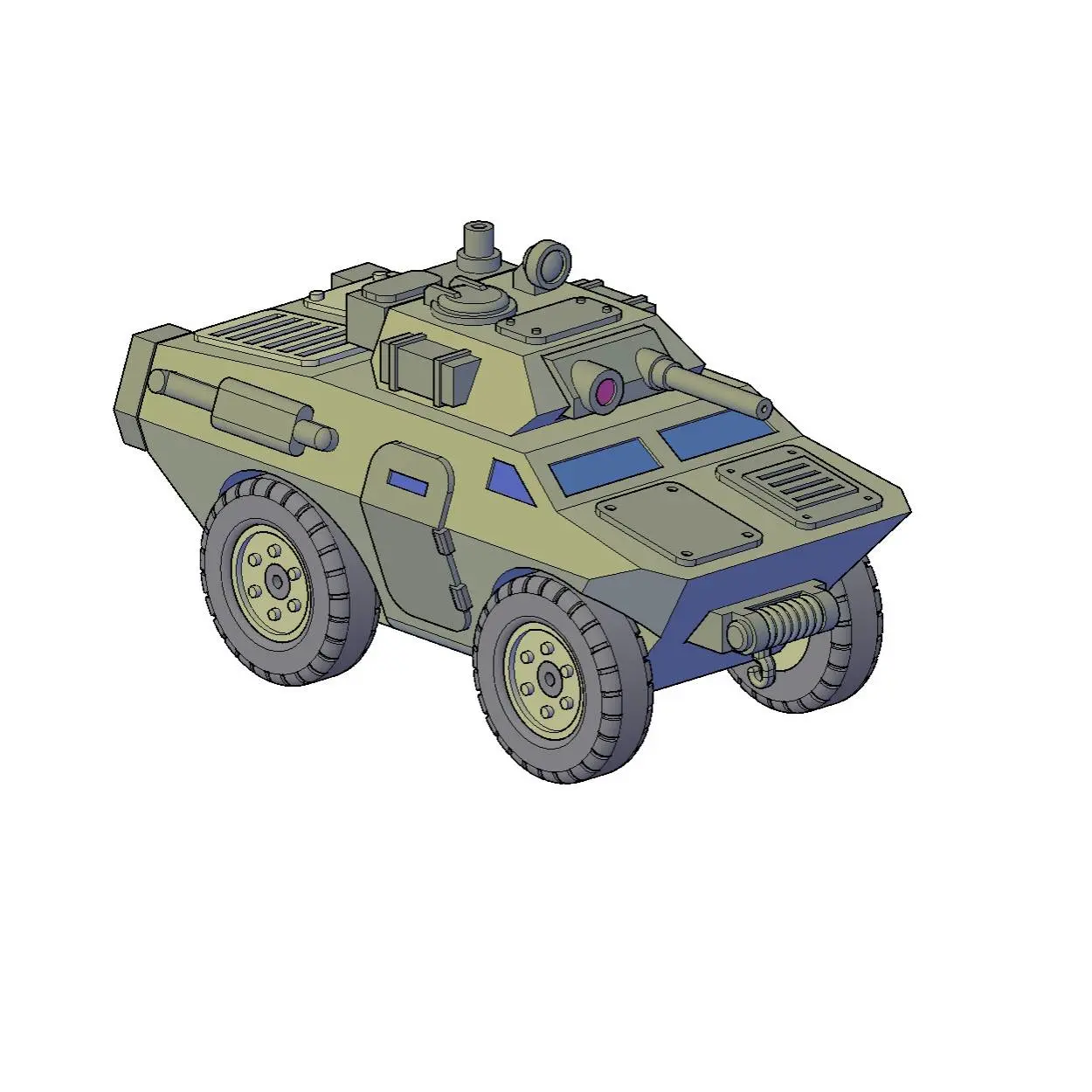 APC ARMORED VEHICLE Miniature