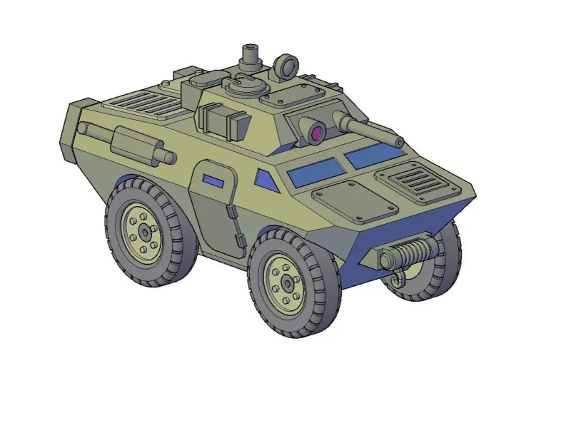 APC ARMORED VEHICLE Miniature