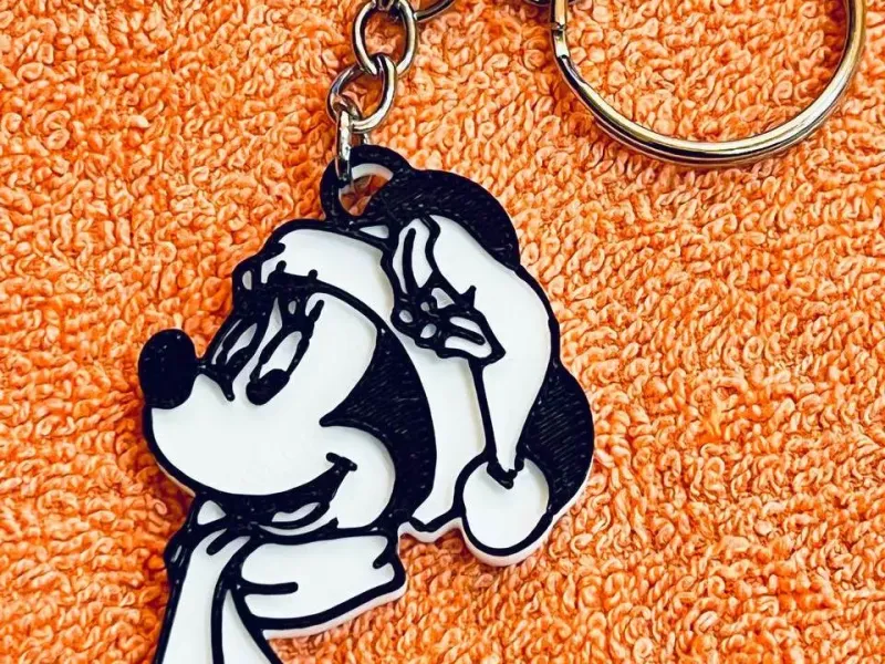 Keychain Minnie_Mouse