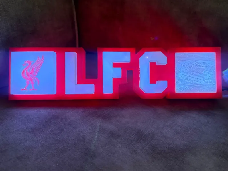 利物浦足球俱乐部 (LFC) 灯箱