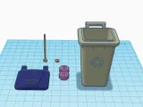 Mini Recycling bin-0