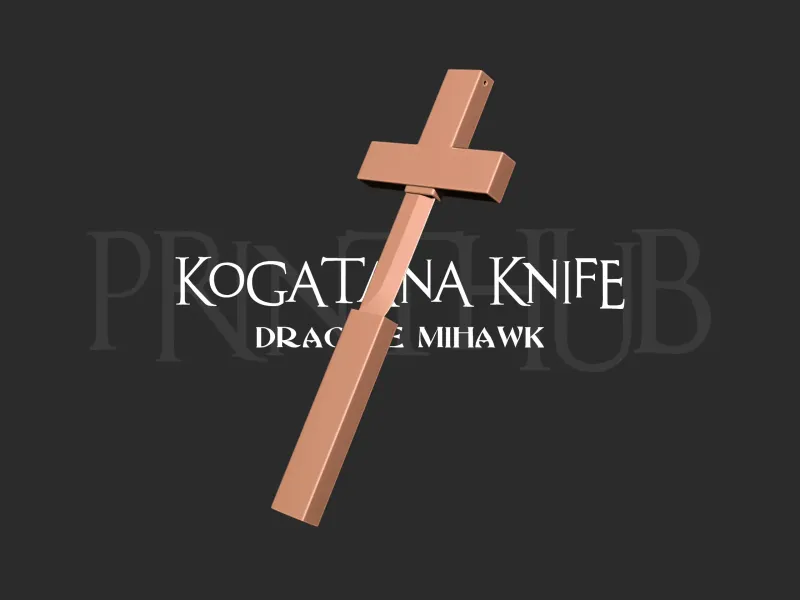 Нож Когатана Крест Оружие Михоука - One Piece