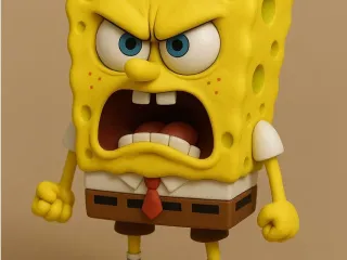 Angry SpongeBob SquarePants