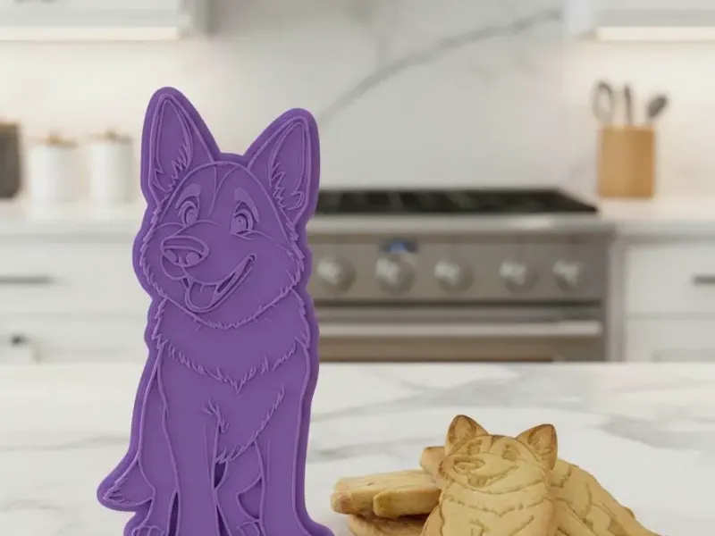 german-shepherd-on-duty-cookie cutter