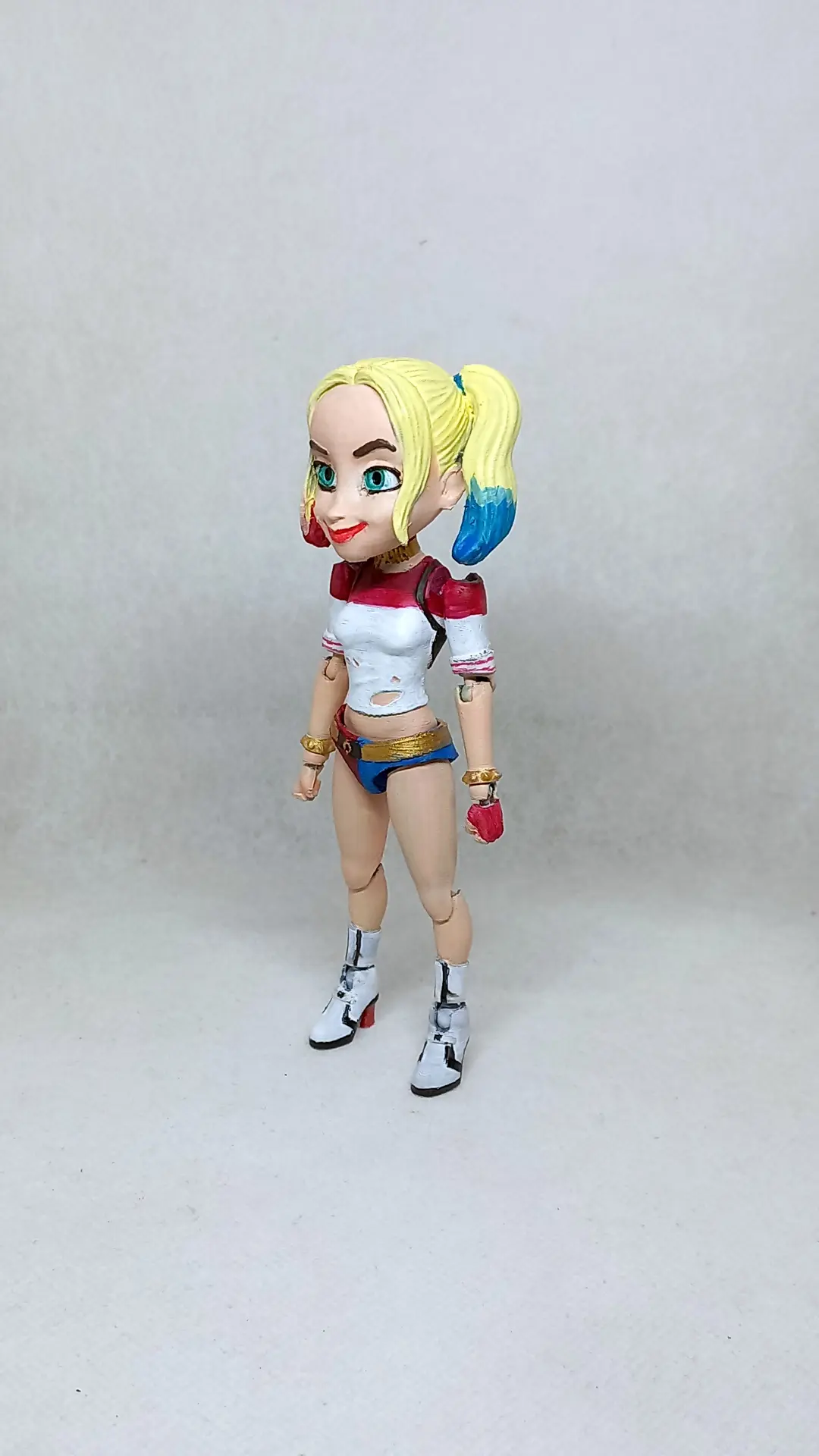 Harley Quinn articulated action figure Chibi version
