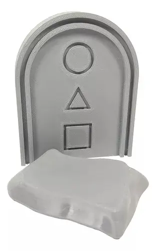 Lanzamiento de piedra Juego del Calamar