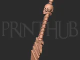 Baul Sword from Devil May Cry anime 2007 for cosplay STL-3