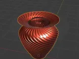 unique modern flower vase model stl file-0