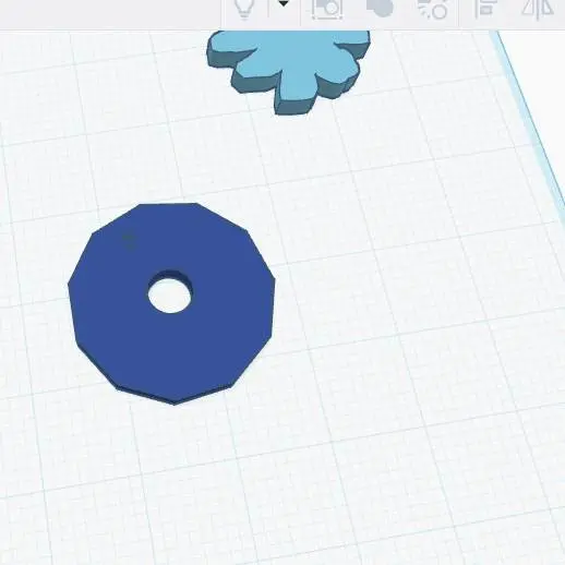 Fidget spinner 11 sides *for .5in ball bearing