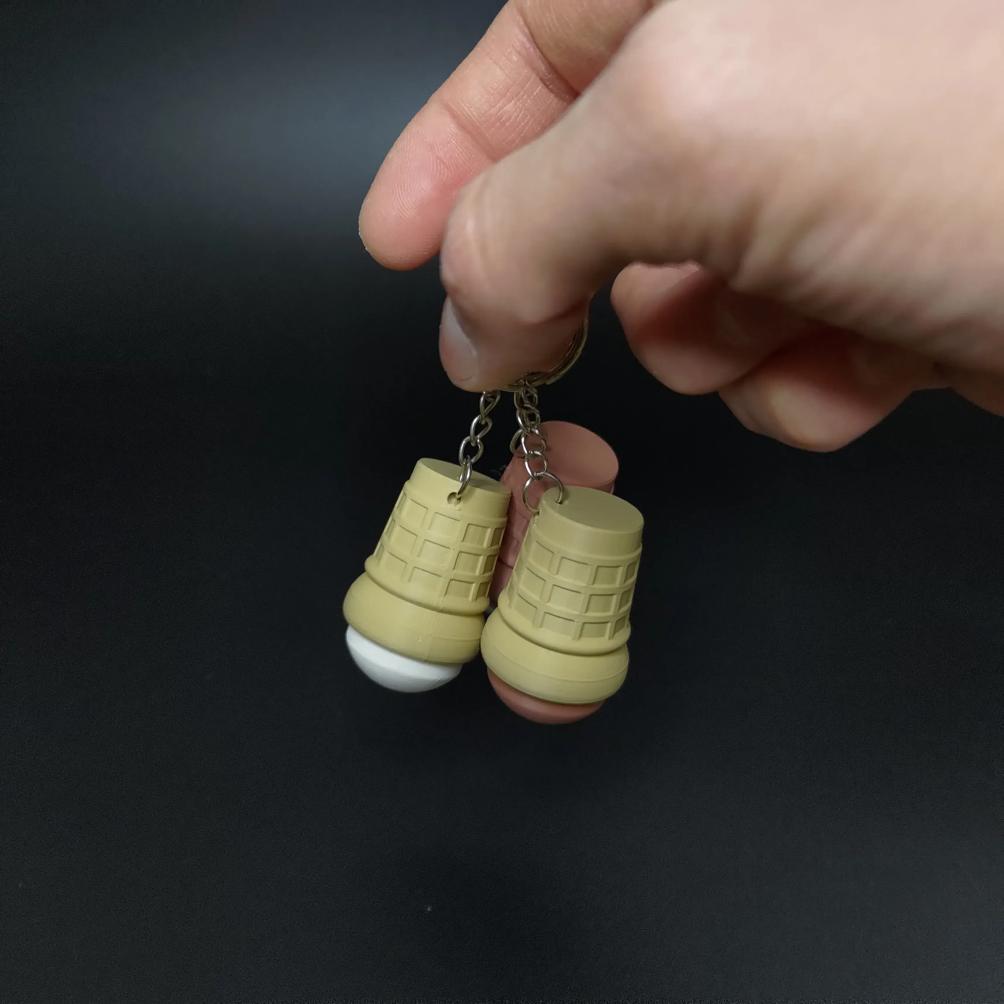 KEYCHAIN CLICKER - ICE CREAM