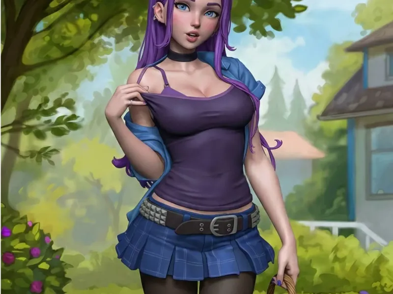 Hot Abigail - Stardew Valley