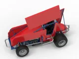 Winged Sprint car Version 2 Scale 1:25-6
