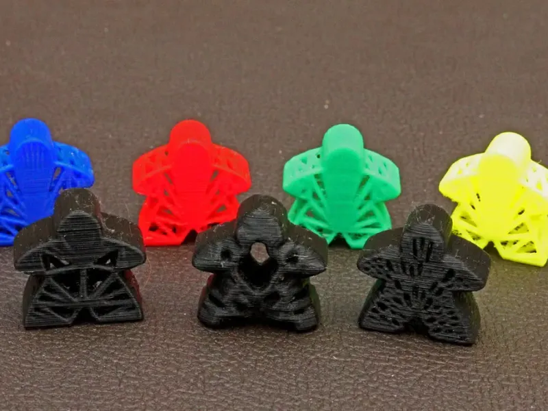 Meeples for Alternate Carcassonne Board Game Zombies