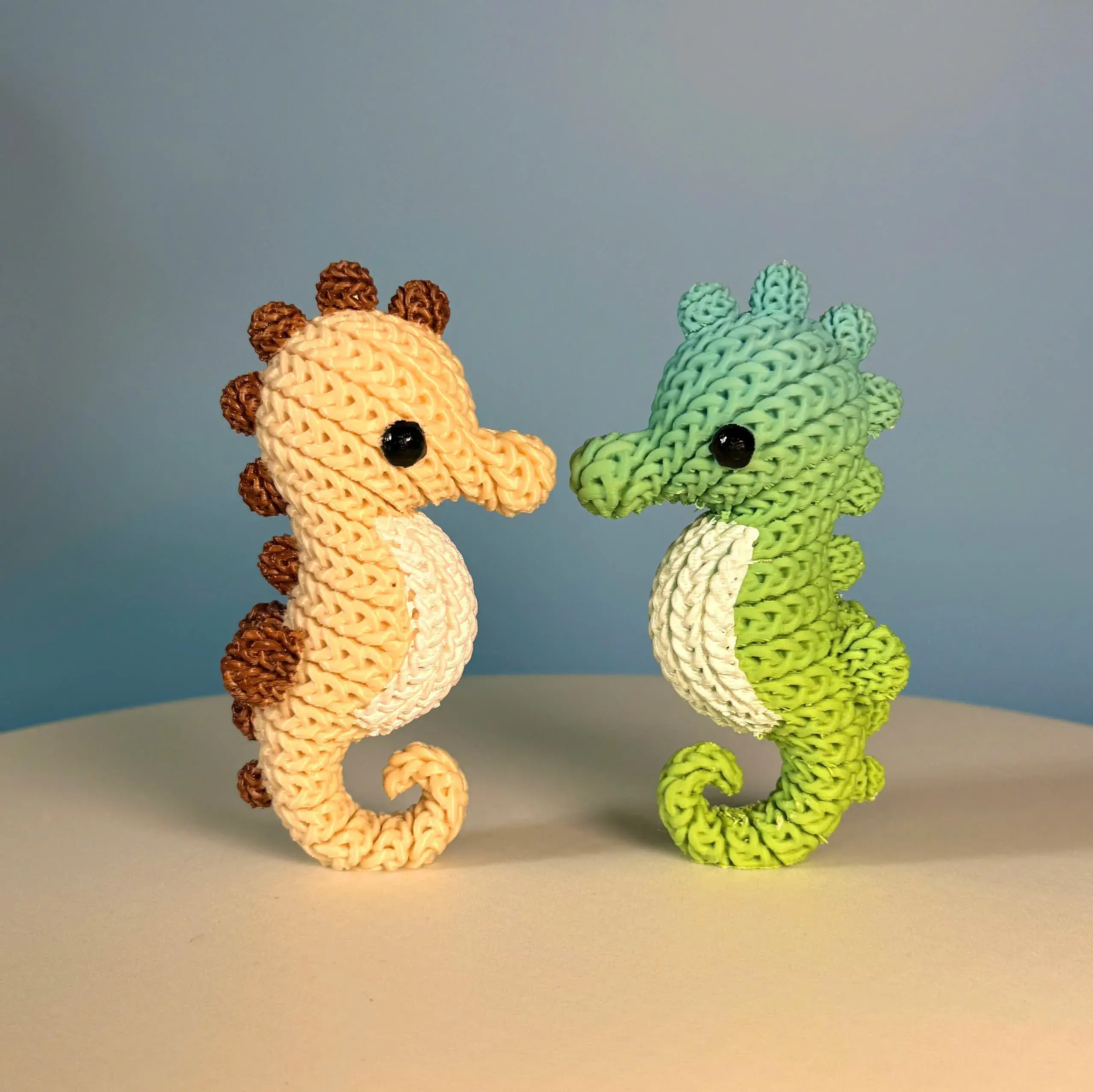 Seahorse Crochet - Knitted - STL & 3mf Multicolor