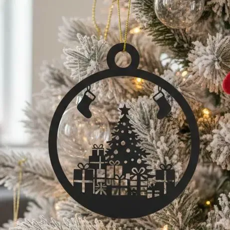 Kerstversiering "Boom en Cadeaus"