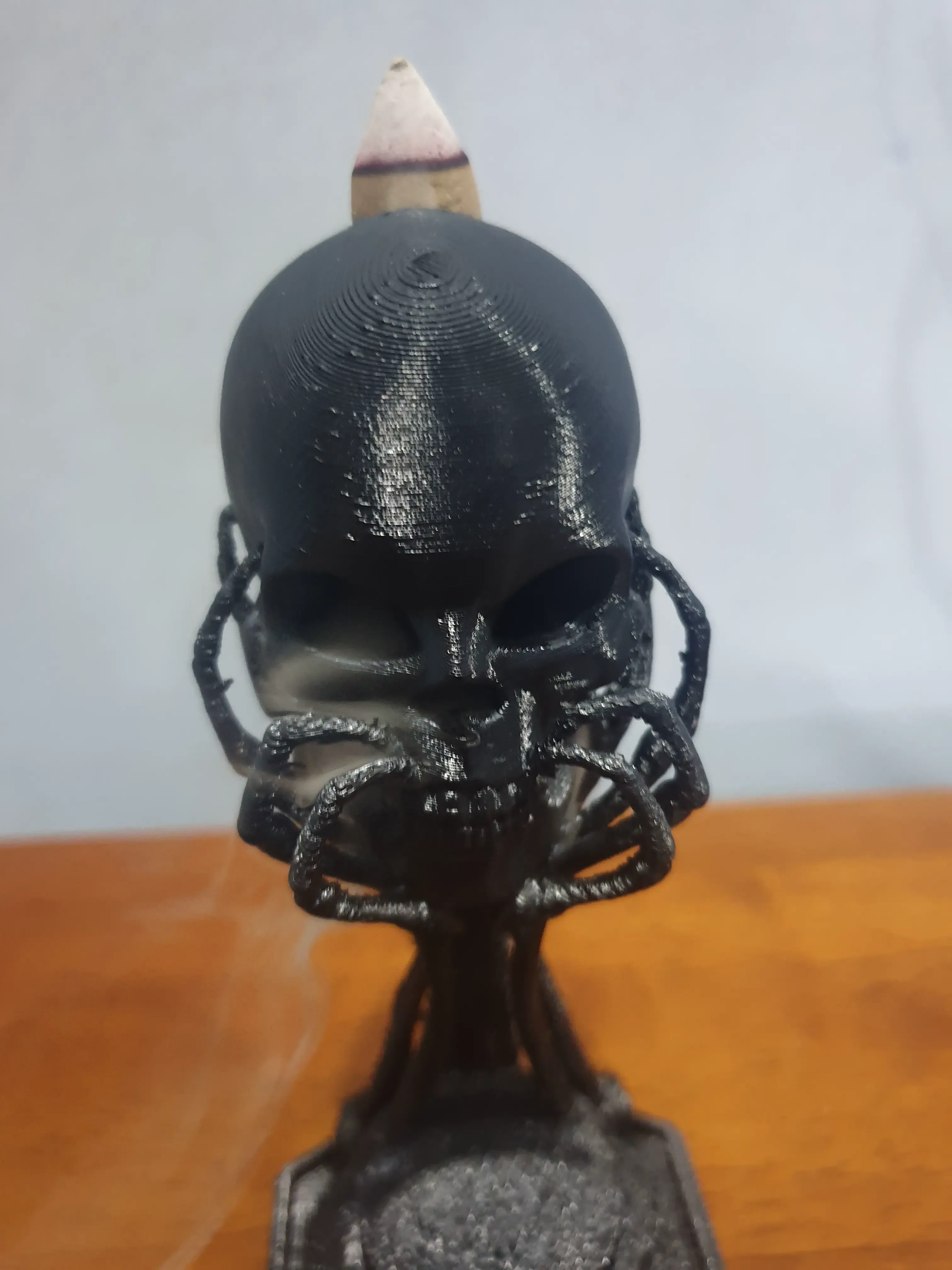 Skull Incense Cone Burner