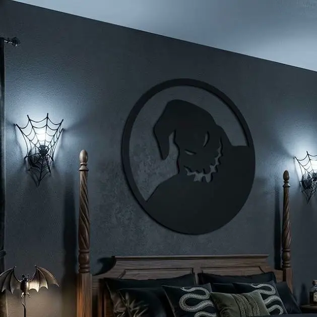 Oogie Boogie Wall Art Silhouette