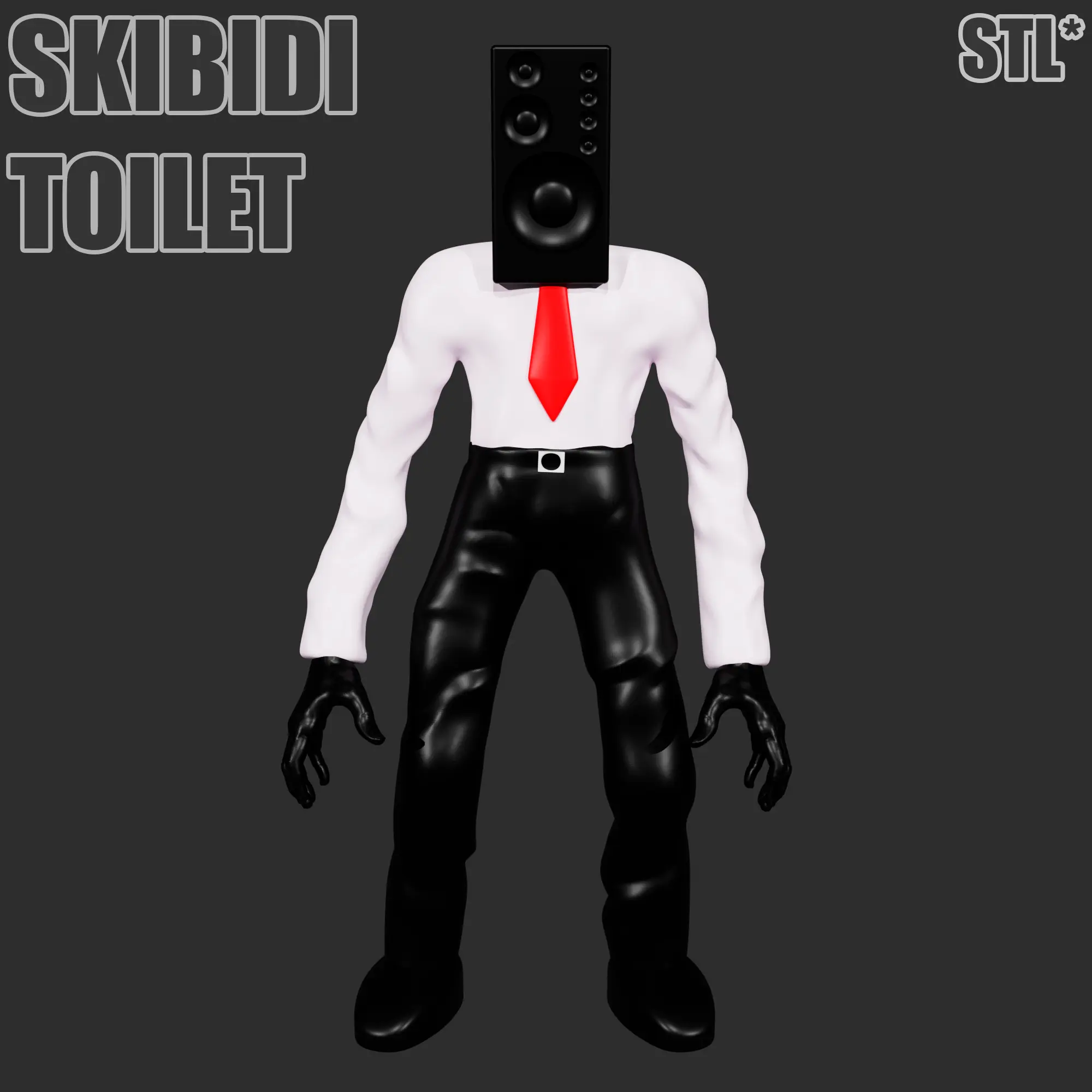 SKIBIDI TOILET SPEAKERMAN | 3D models download | Creality Cloud