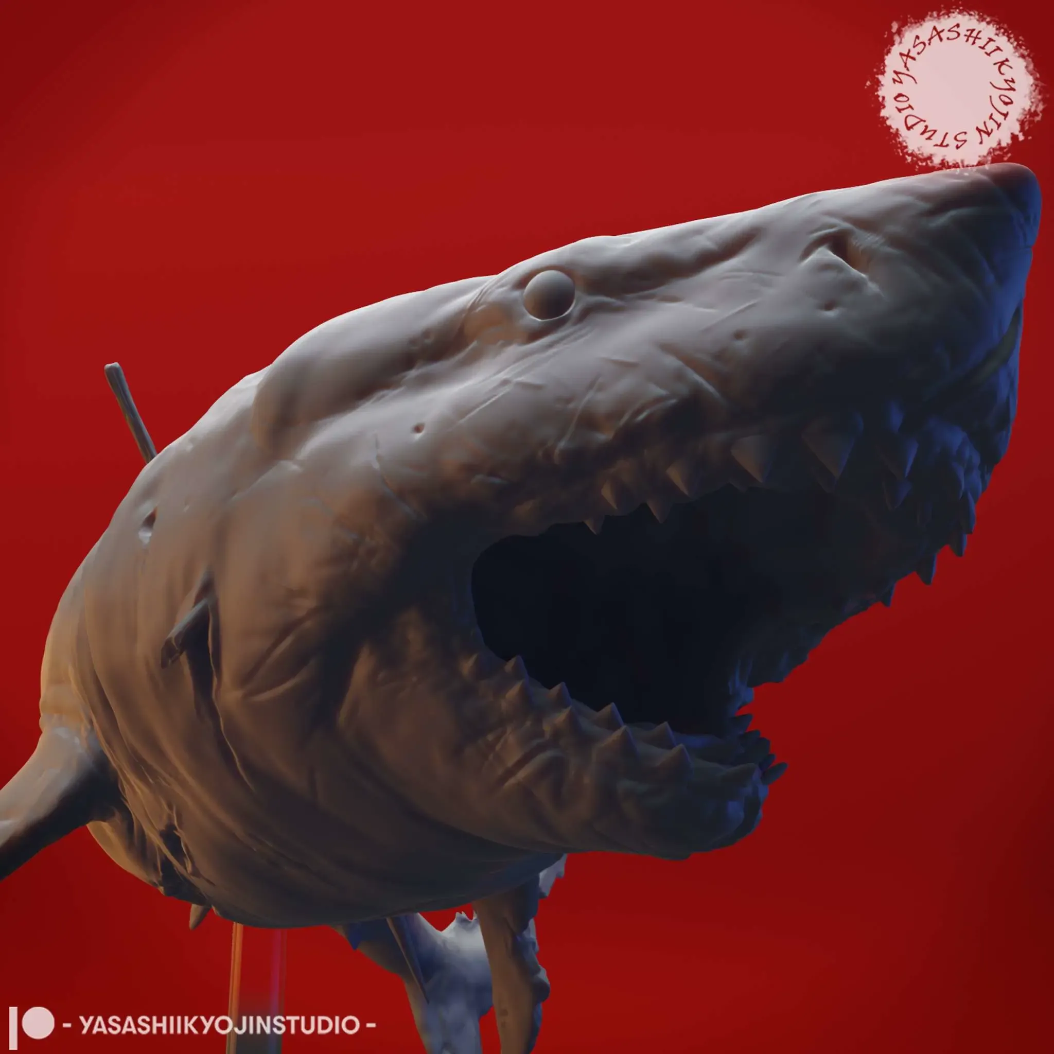 Great Wight Shark - Tabletop Miniature (Pre-Supported)