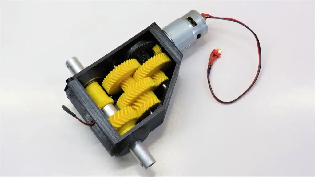 3D printable high torque servo/gearbox version 2