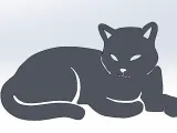 Yatan kedi-0