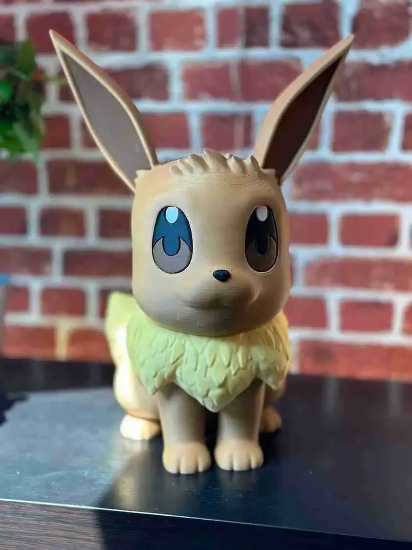 EEVEE DIVIDED IN COLORS