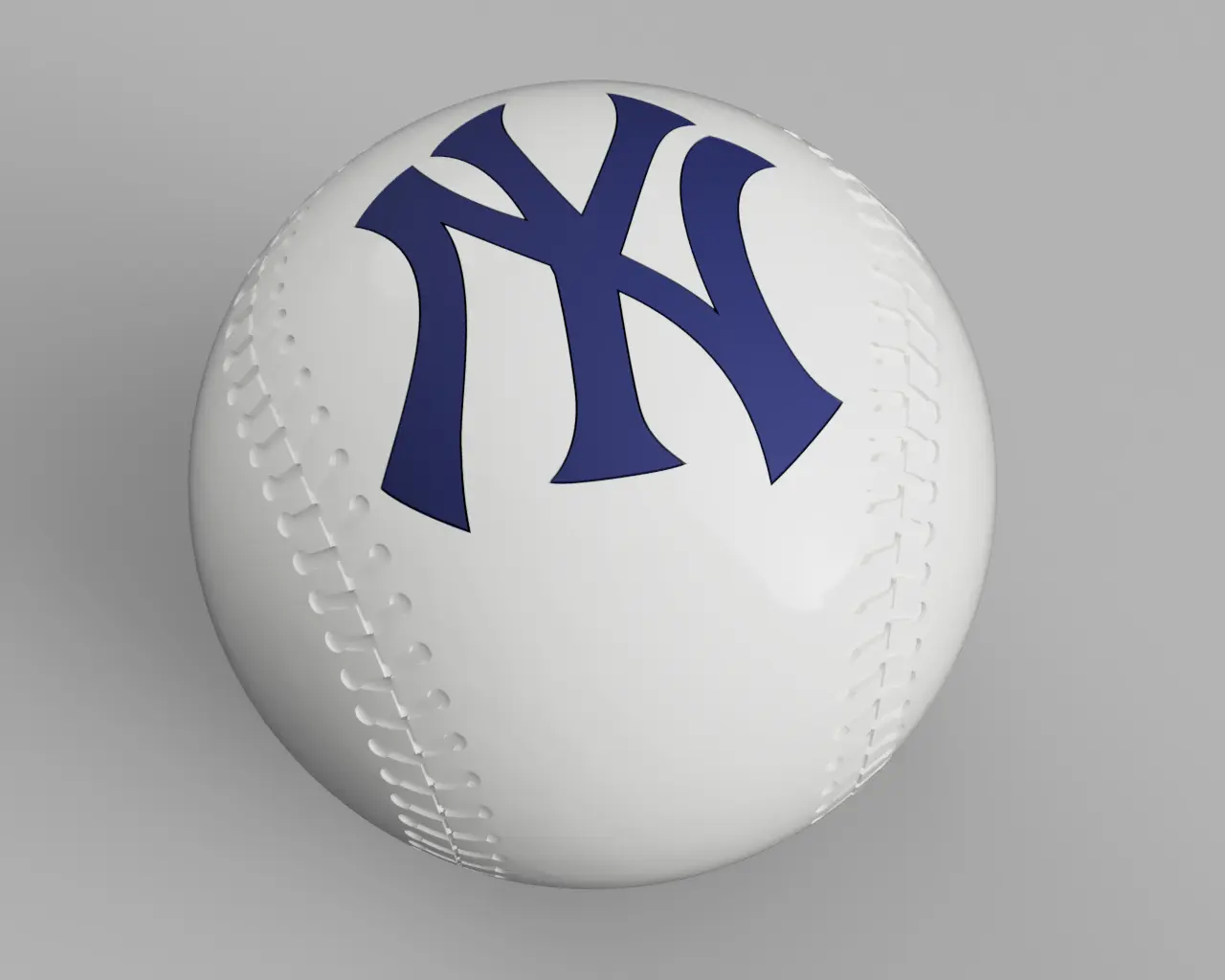 New York Yankees Logo Baseball Ornament