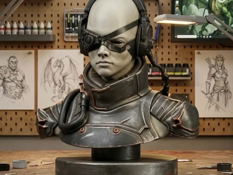 Skull Girl Soldier