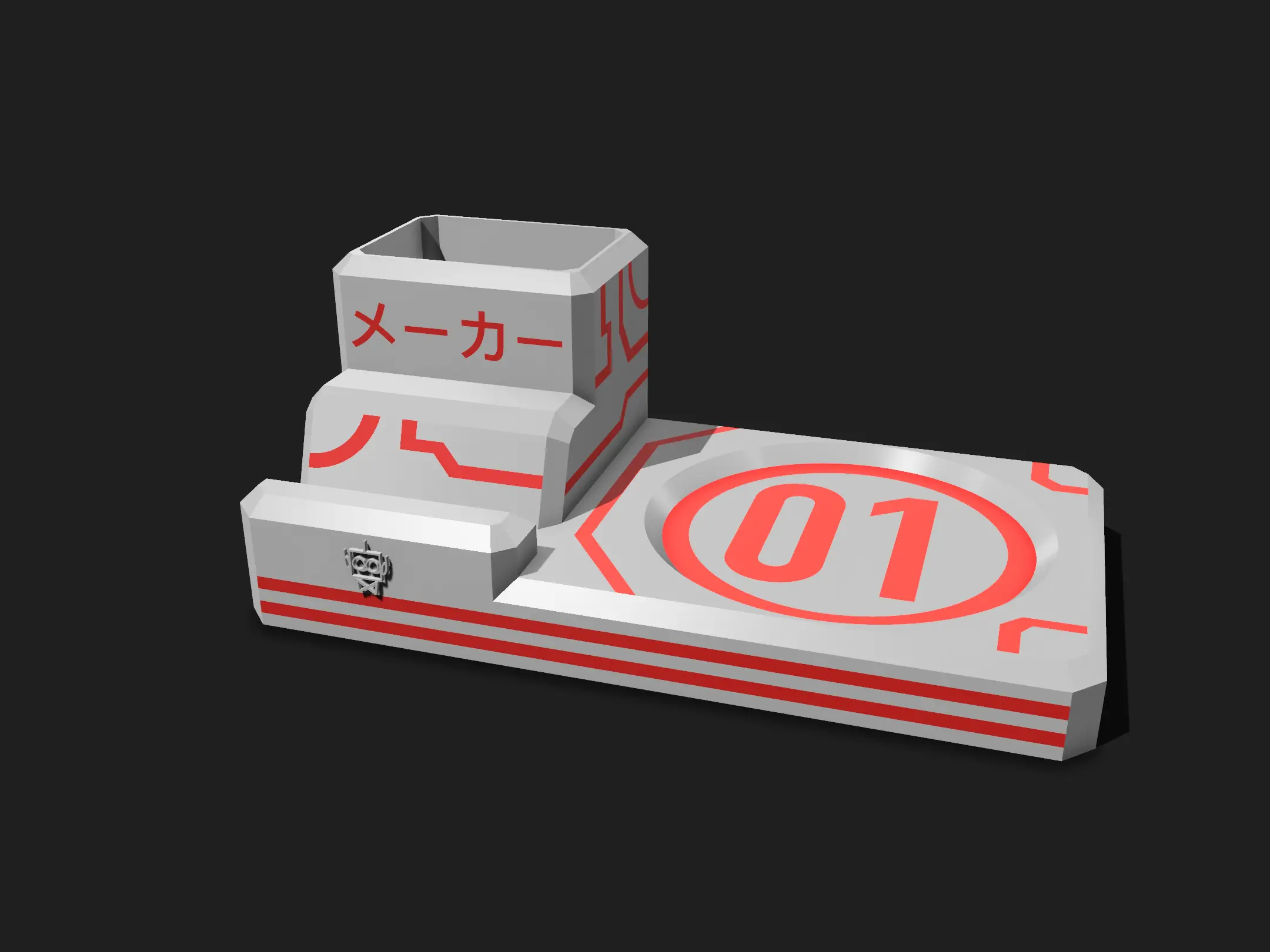 Подставка Gundam Maker, держатель для телефона и кружки (легко печатать)