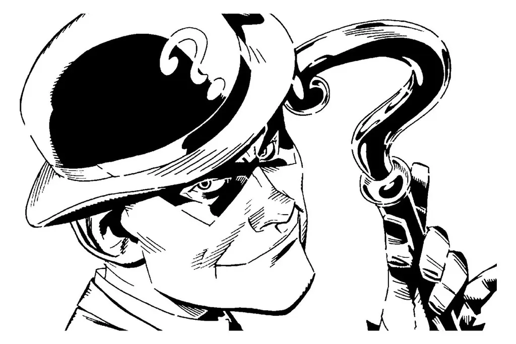 Edward Nygma the Riddler stencil