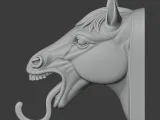 Horse Head Wall Hanger Coat and Key Holder Hook-6
