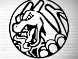 🐉 Wall Sculpture 2D – Charizard-0