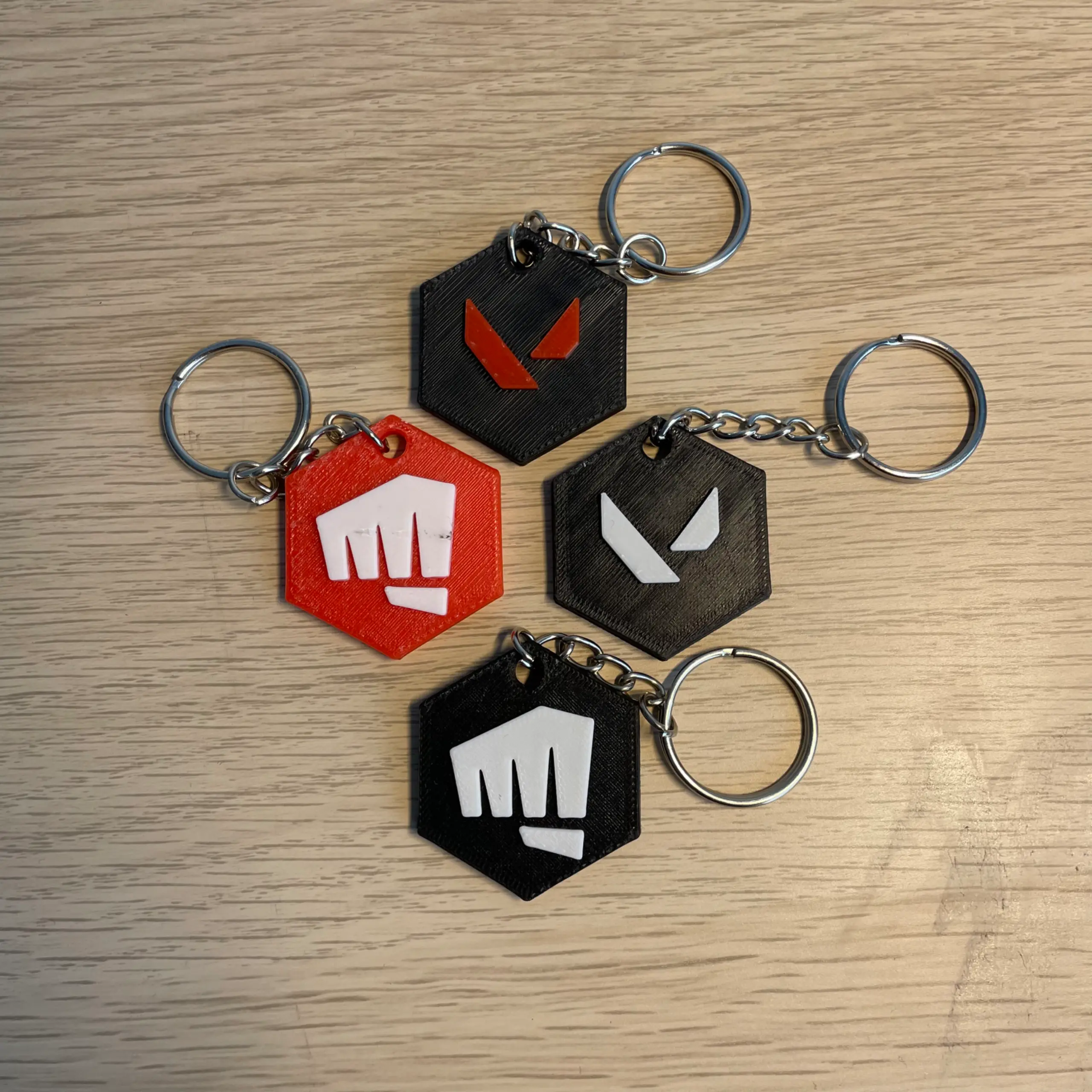 3D Printer Files | 3MF File | Valorant Inspired Keychains | Creality Cloud