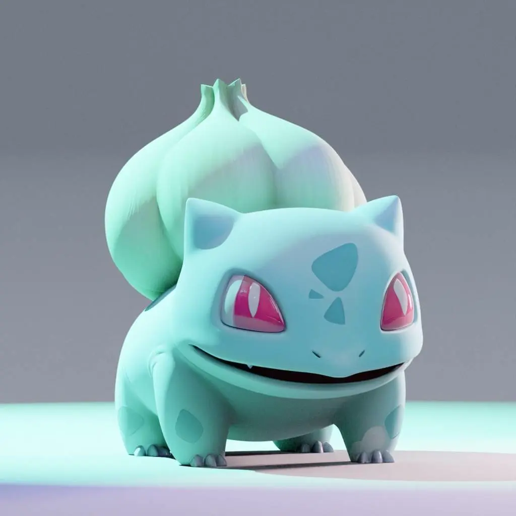 Bulbasaur 3D Print Model | High-Detail Pokémon STL by AXAPRI