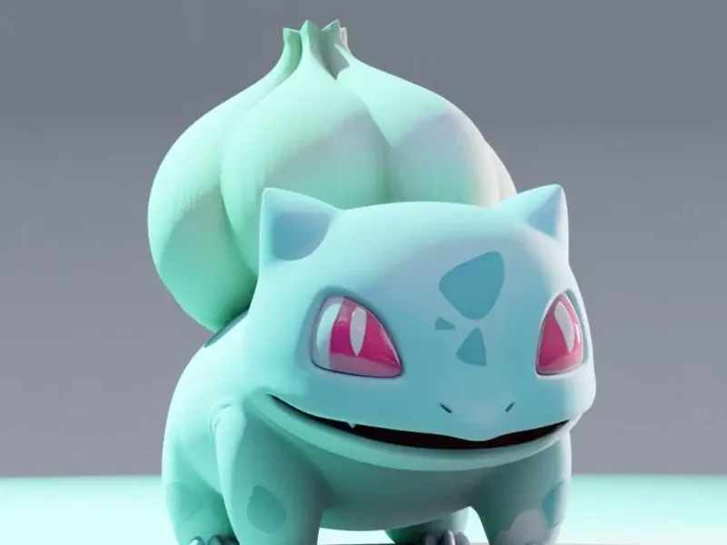 Bulbasaur 3D Print Model | High-Detail Pokémon STL by AXAPRI
