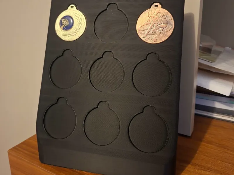 Suporte Expositor de Medalhas 3x3 V1 !MEDALHAS DE 50mm (LEIA A DESCRIÇÃO)!