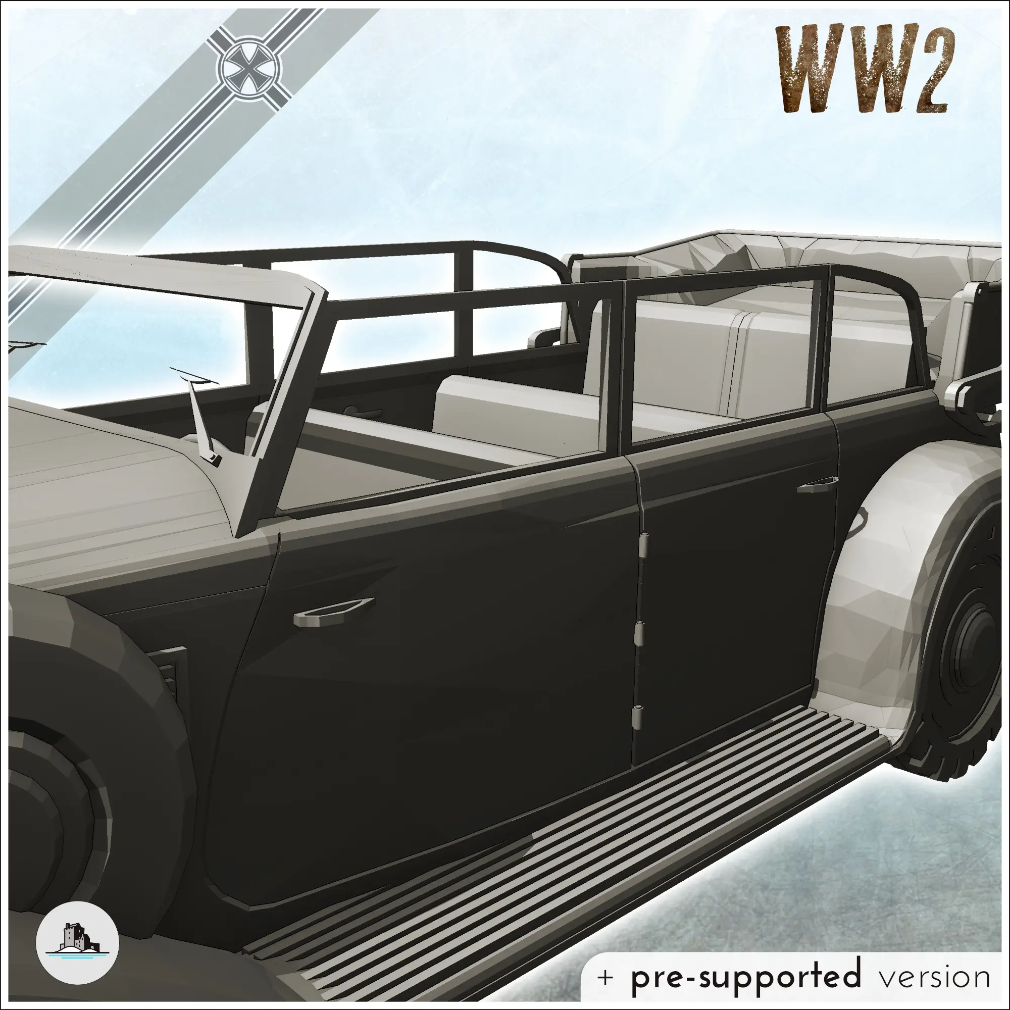 Mercedes-Benz W31 German off-road vehicle (14) - miniatures