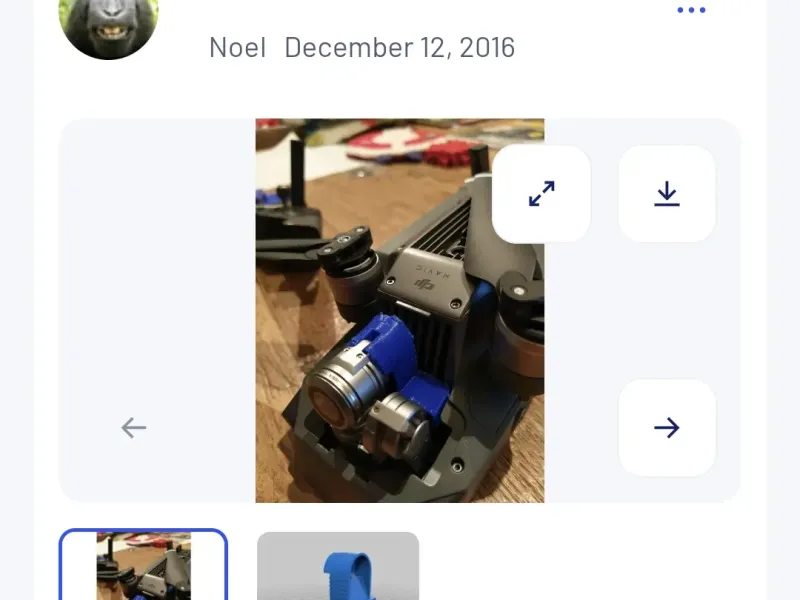 DJI Mavic Pro Gimbal Clamp