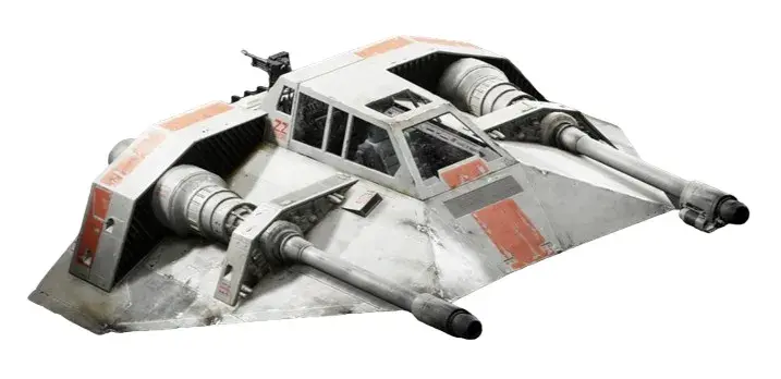 Star Wars T-47 Airspeeder STL Model