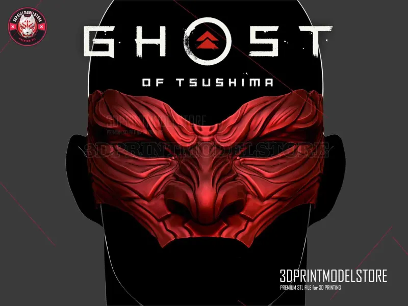 Ghost of Tsushima Mask - Japanese Cosplay Halloween Mask