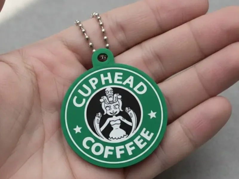 LLAVERO STARBUCKS CUPHEAD