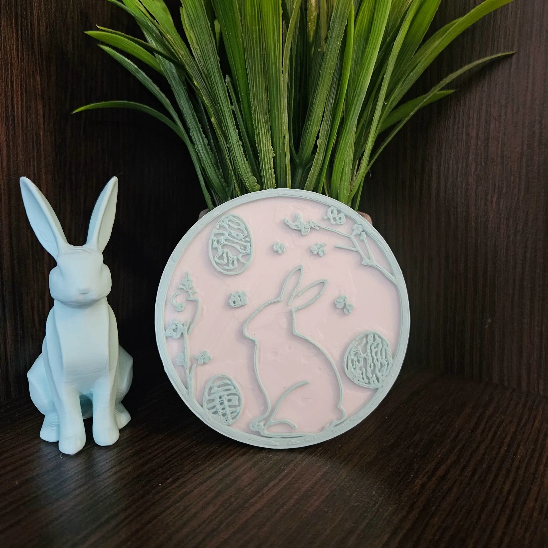 Easter-themed coaster