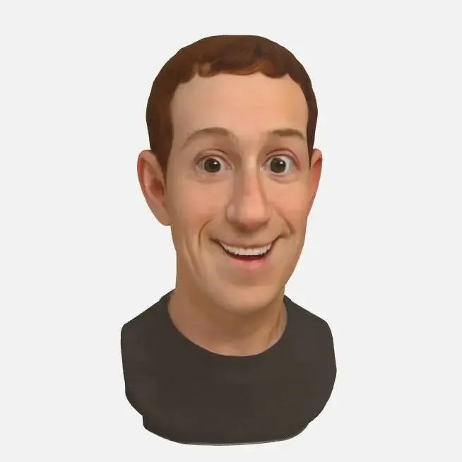 Billionaire Boy's Club -  Mark Zuckerberg (Meta) Bust