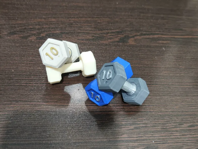 dumbbell sleutelhanger rev01