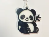 3D Printed Panda Keychains-0