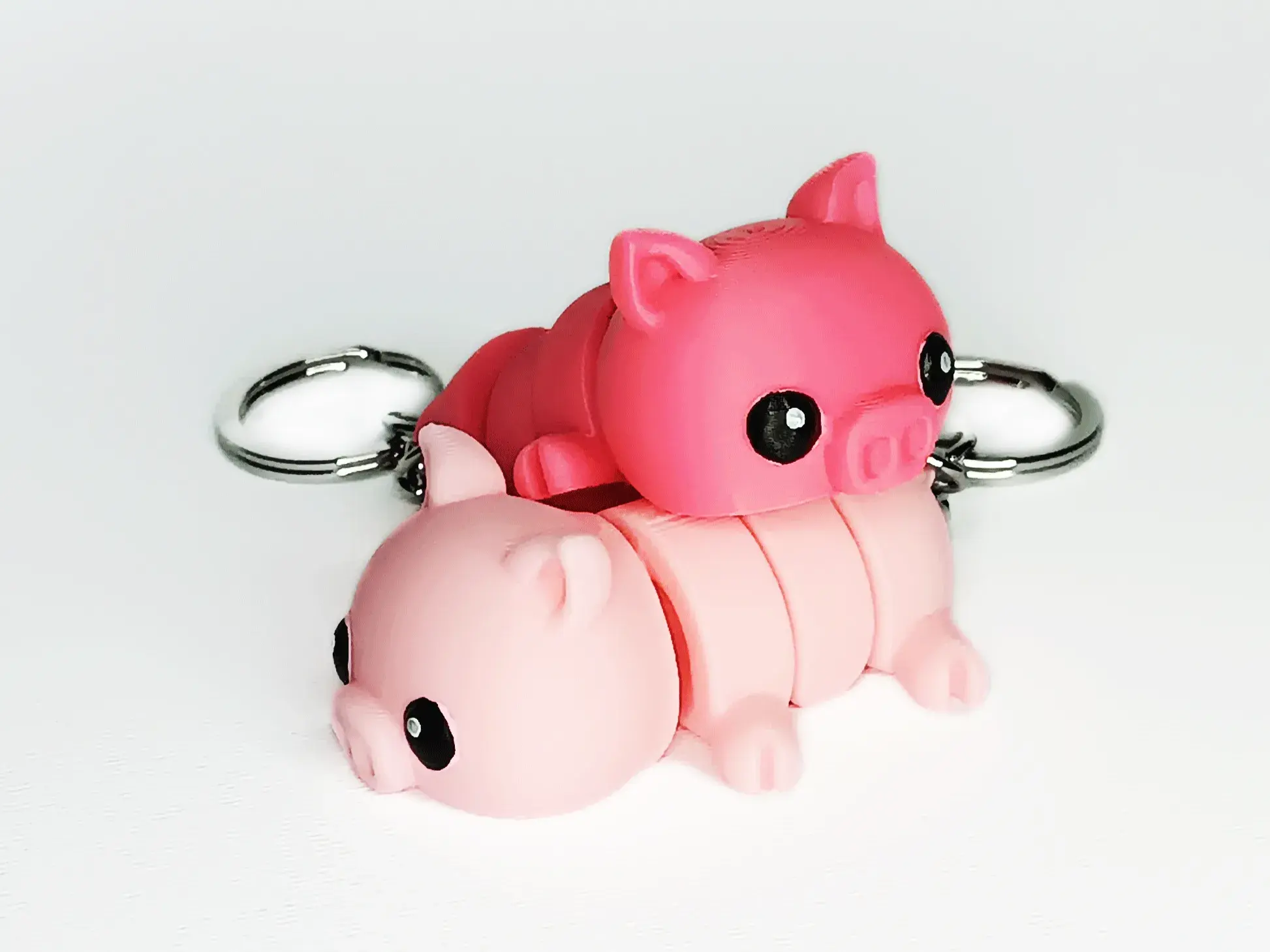 Cute Flexi Pets Pig (Keychain & Magnet)
