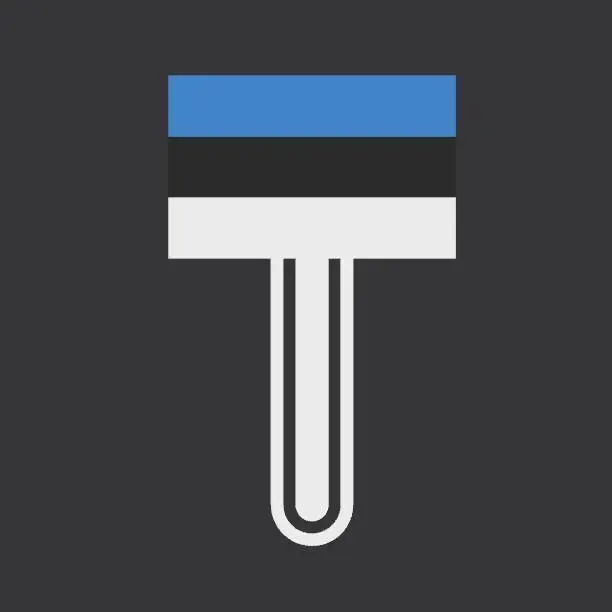 EE - Estonia Flag bookmark