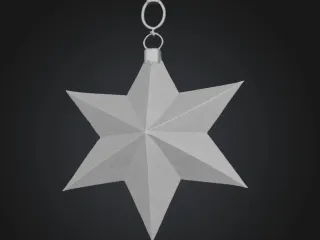 🎄 “Snowflake Star Glow”