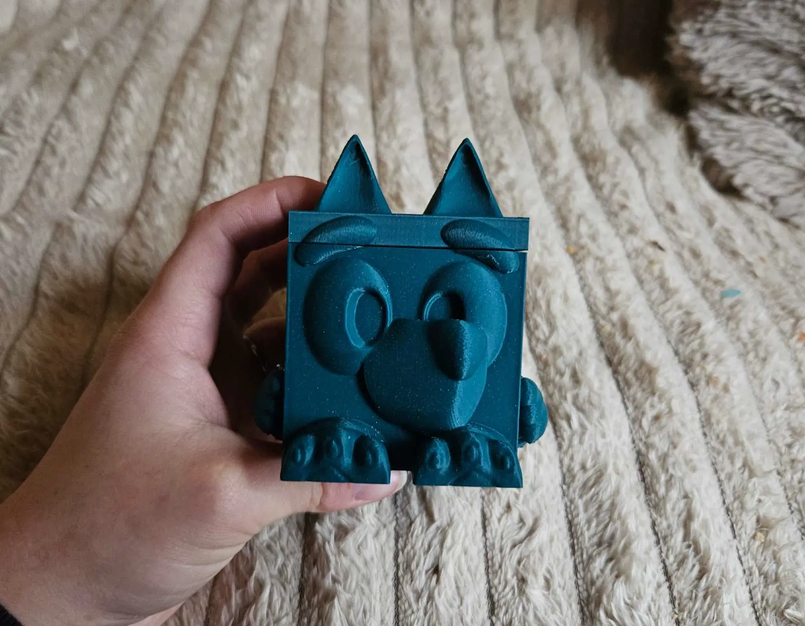 bluey gift box, storage, cute present toy