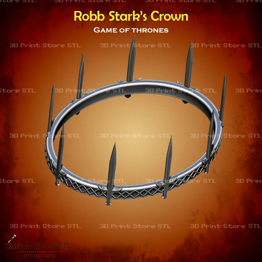 Robb Stark Corona Cosplay Juego de Tronos - STL File